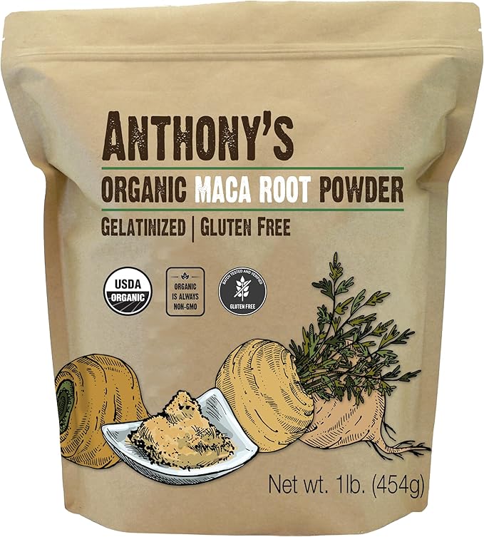 Anthony's Organic Maca Root Powder 1lb