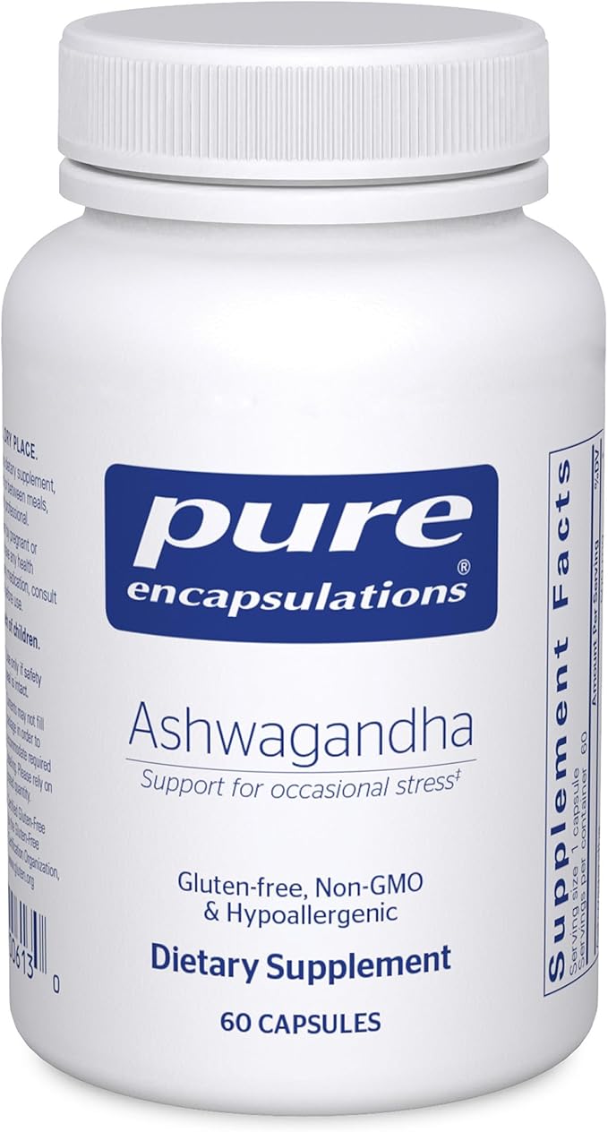 Pure Encapsulations Ashwagandha 500mg, 60 Capsules