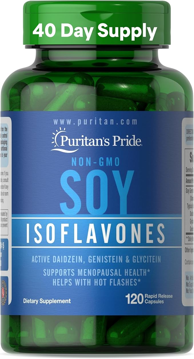 Puritan's Pride Soy Isoflavones 750mg 120 Caps