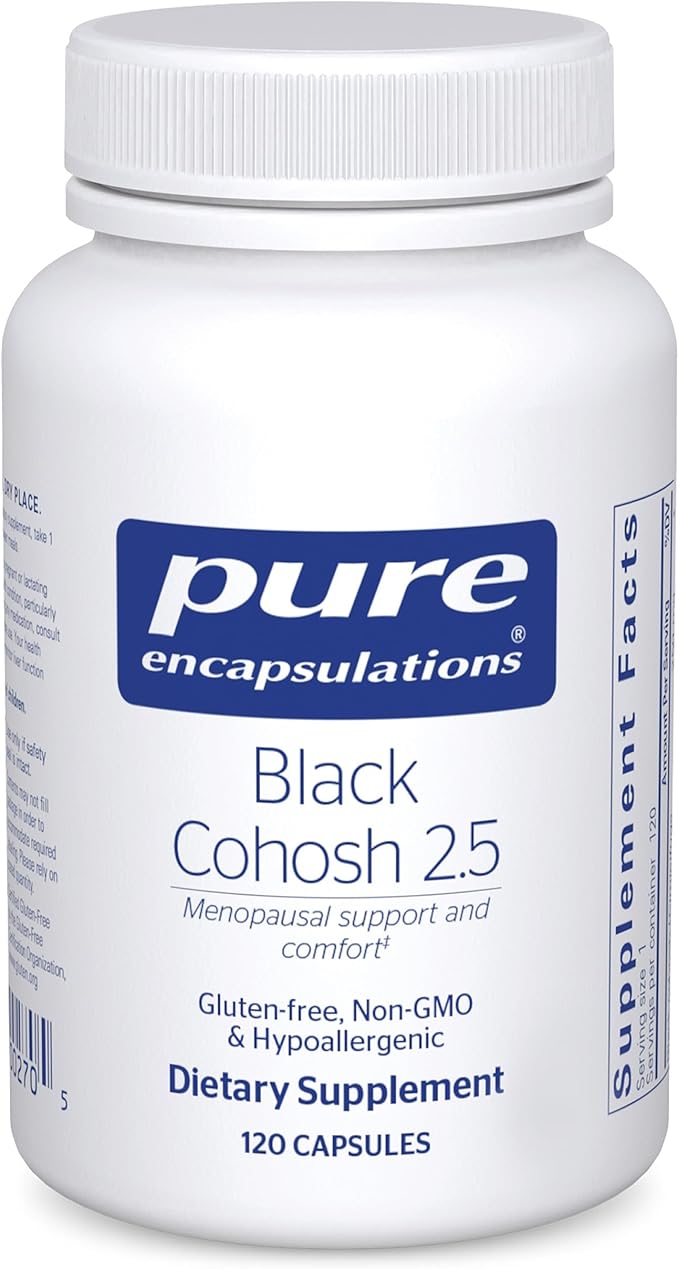 Pure Encapsulations Black Cohosh 2.5 120 Caps