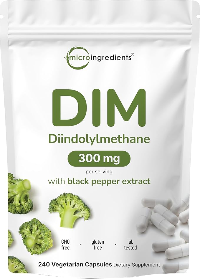 DIM Active 300mg 240 Veggie Capsules (8-Month Supply)