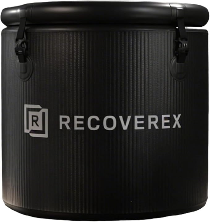 Recoverex Foldable Cold Plunge Tub 88-Gallon with Insulated Cover