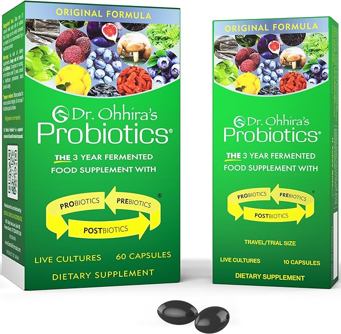 Dr. Ohhira's Probiotics Original Formula 60 Caps + Travel Pack